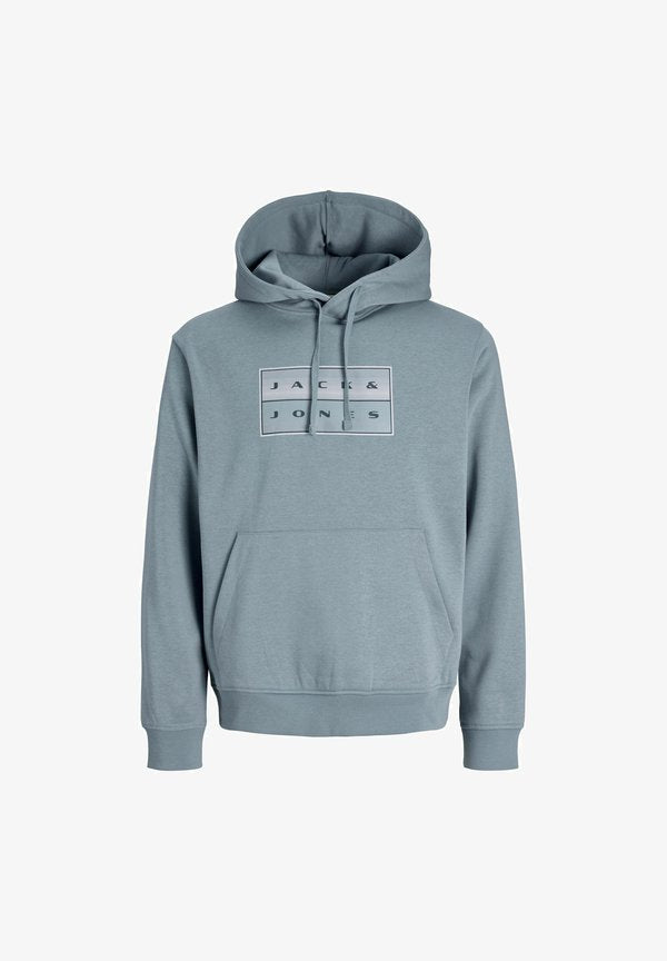 Jack & Jones HOODIE LOGO HOODIE - Hoodie - blue mirage