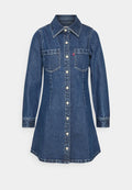 Levi's® SABINE DRESS - Denim dress - mid marble
