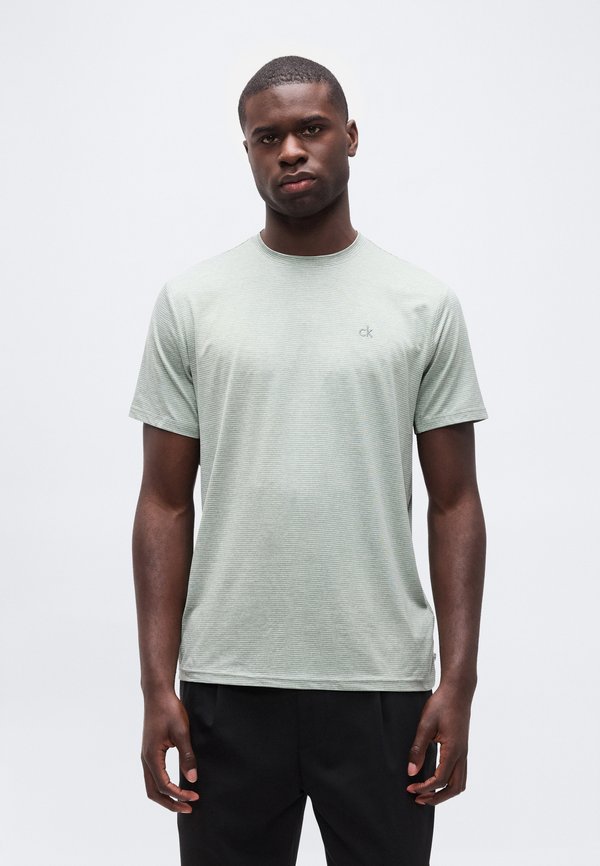 Calvin Klein Golf CRUISE - Print T-shirt - sage