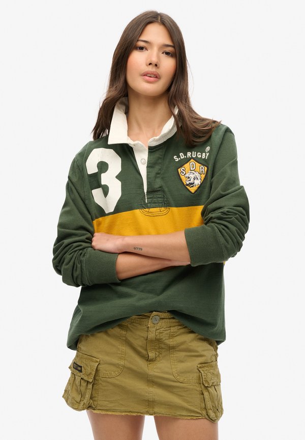 Superdry & Co UTILITY PARACHUTE - A-line skirt - dark sage green
