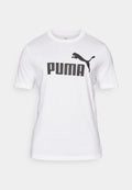 Puma LOGO TEE - Print T-shirt - white