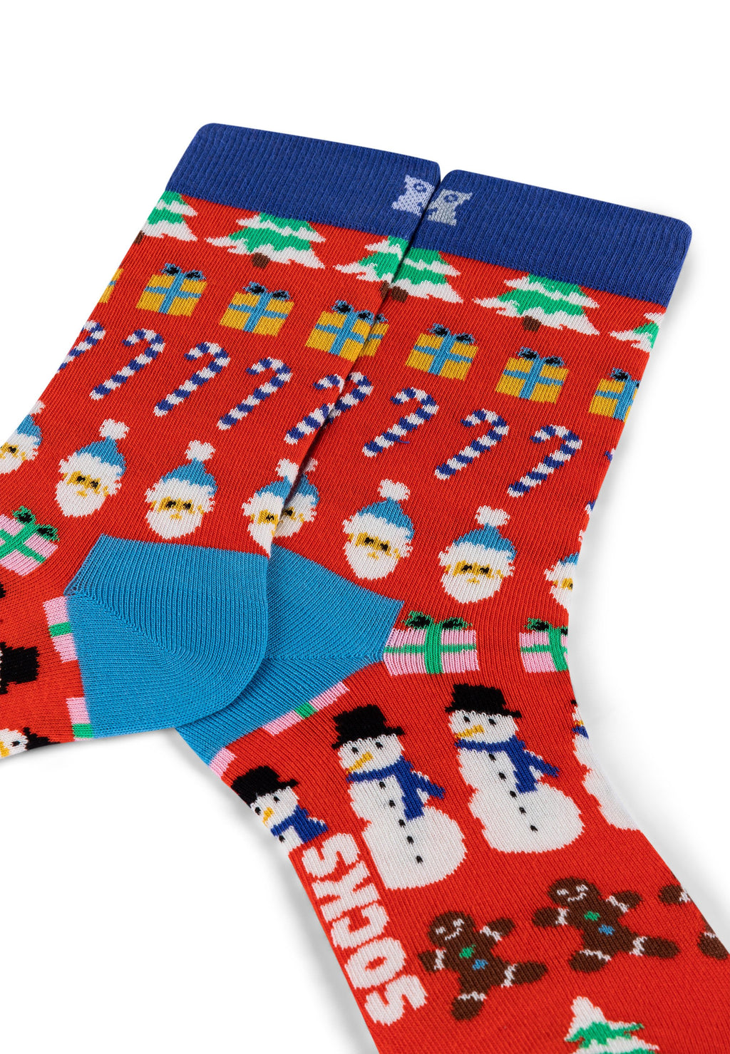 Happy Socks CHRISTMAS-JUMBO SNOWMAN 2 PACK