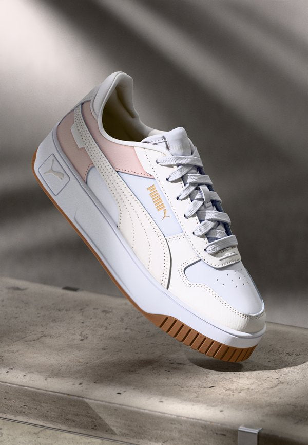 Puma CARINA STREET - Trainers - white/alpine snow/frosted ivory