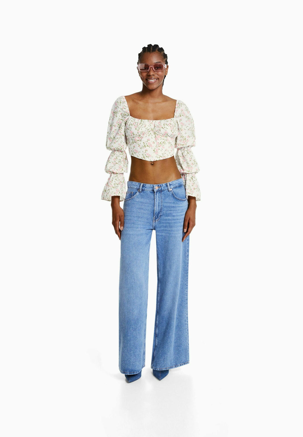 Bershka CROPPED LONG SLEEVE