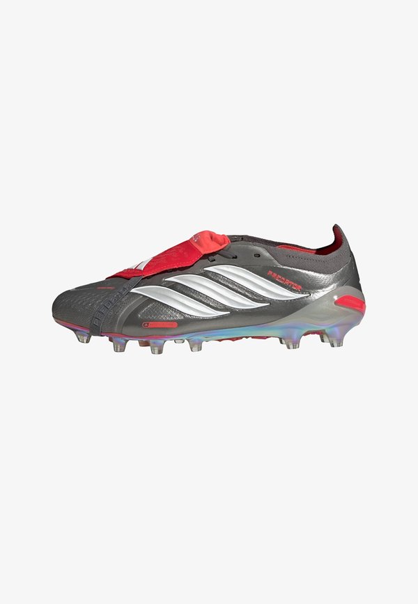 adidas Performance PREDATOR ELITE FT AG - Football boots artificial grass - iron metallic   cloud white   lucid red