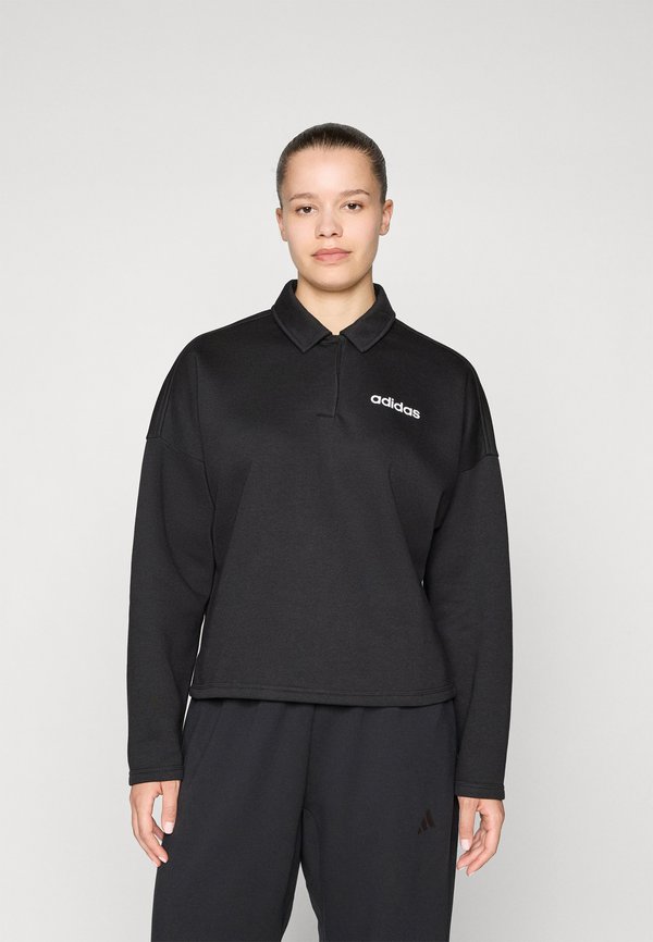 adidas Sportswear Polo shirt - black/white