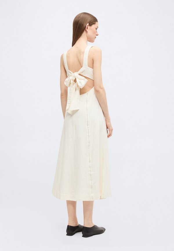 DKNY SEAMED TANK DRESS TIE BACK