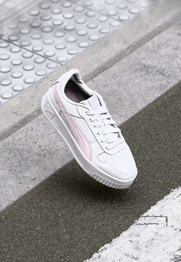 Puma CARINA STREET - Trainers - white rose mauve feather gray