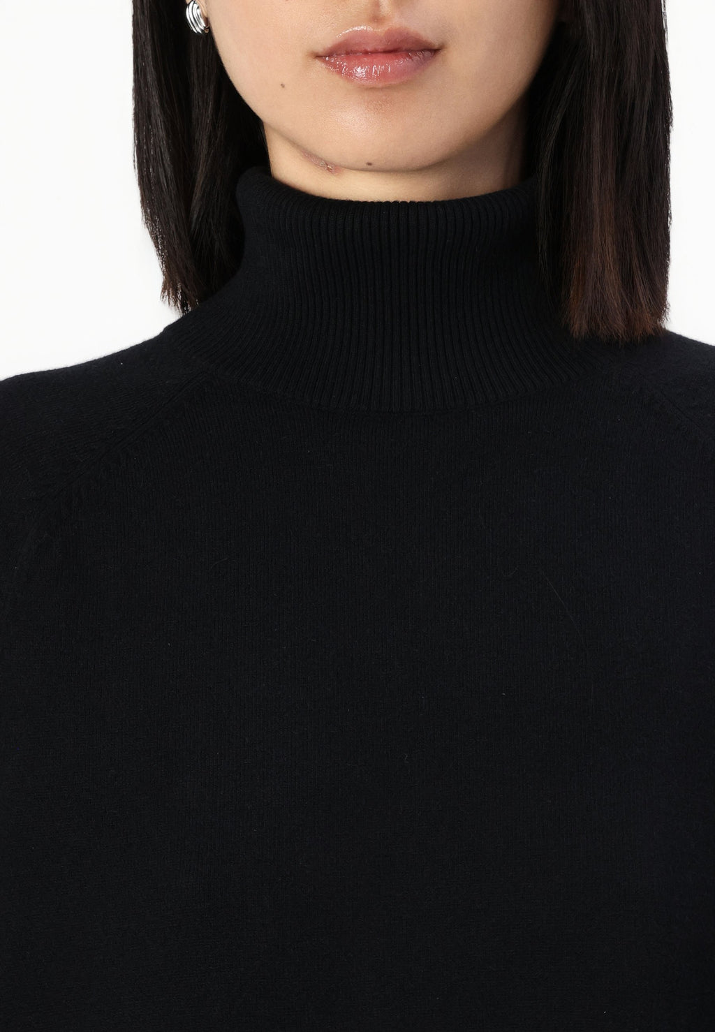 Marc O'Polo DENIM DRESS LONG SLEEVE TURTLE NECK