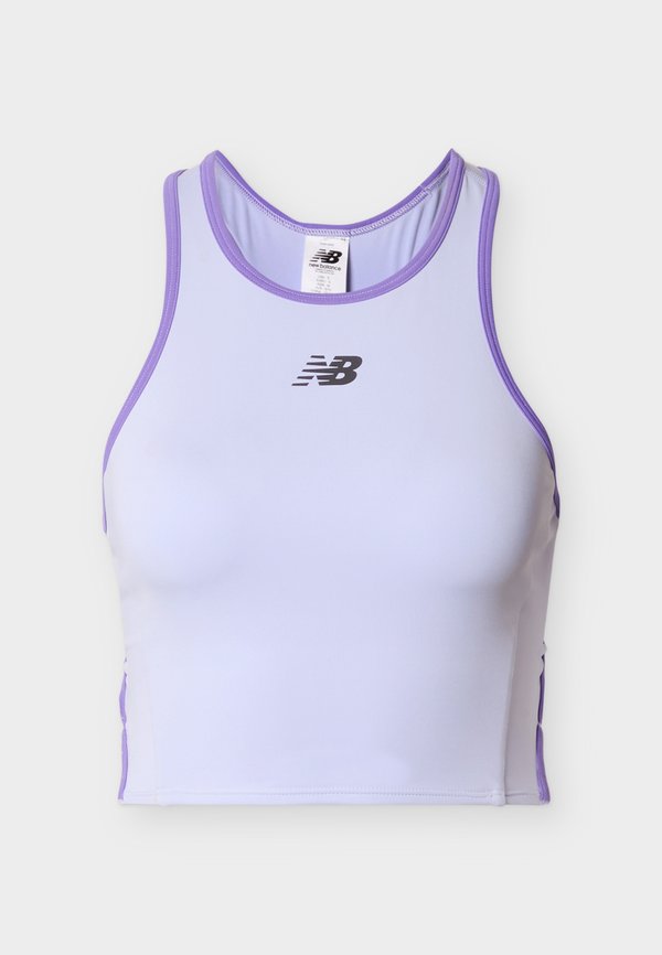 New Balance FAST DAYS FITTED CROP TANK - Top - daybreak