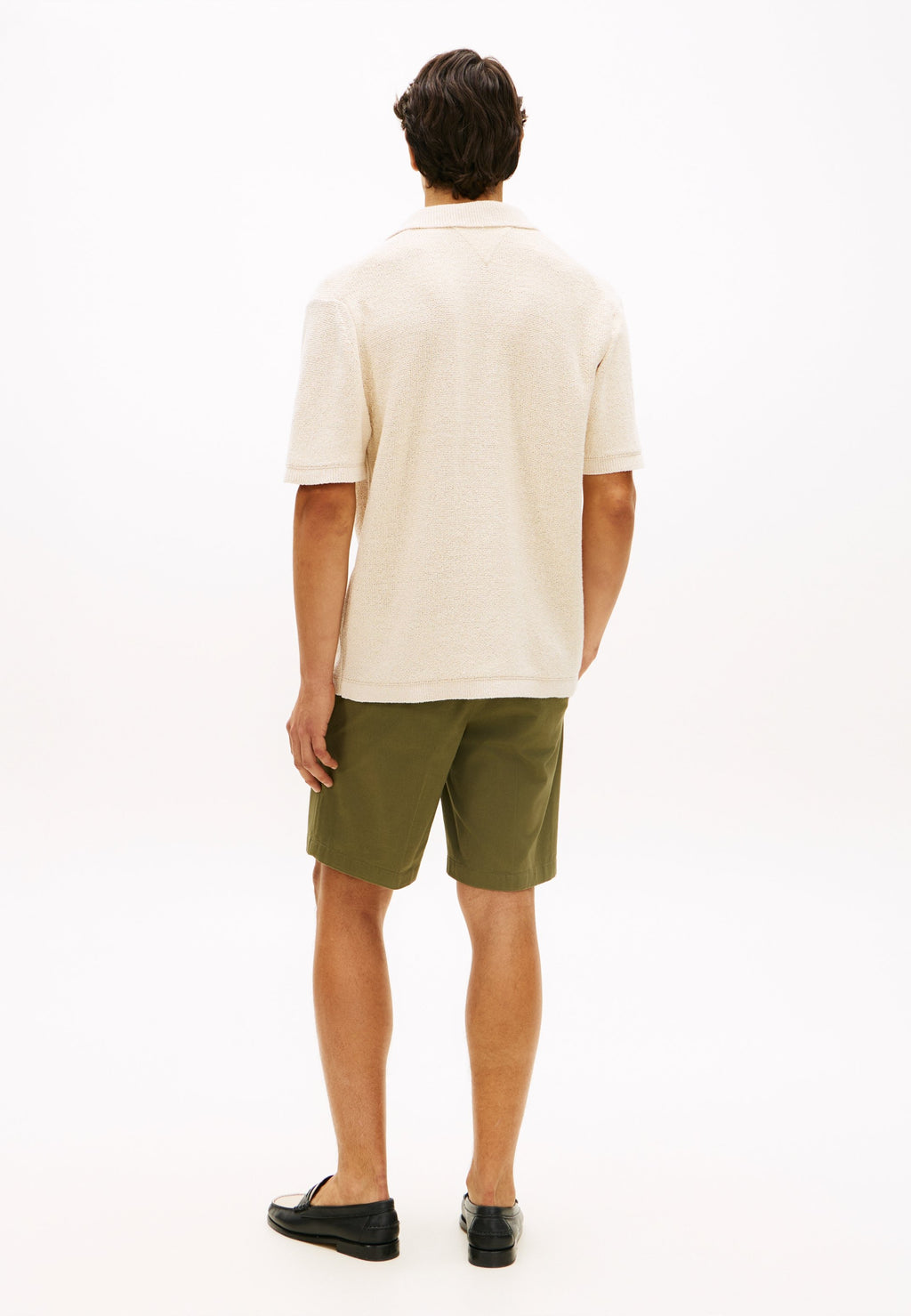 RELAXED FIT KNIT SHORT SLEEVE SHIRT Media 4