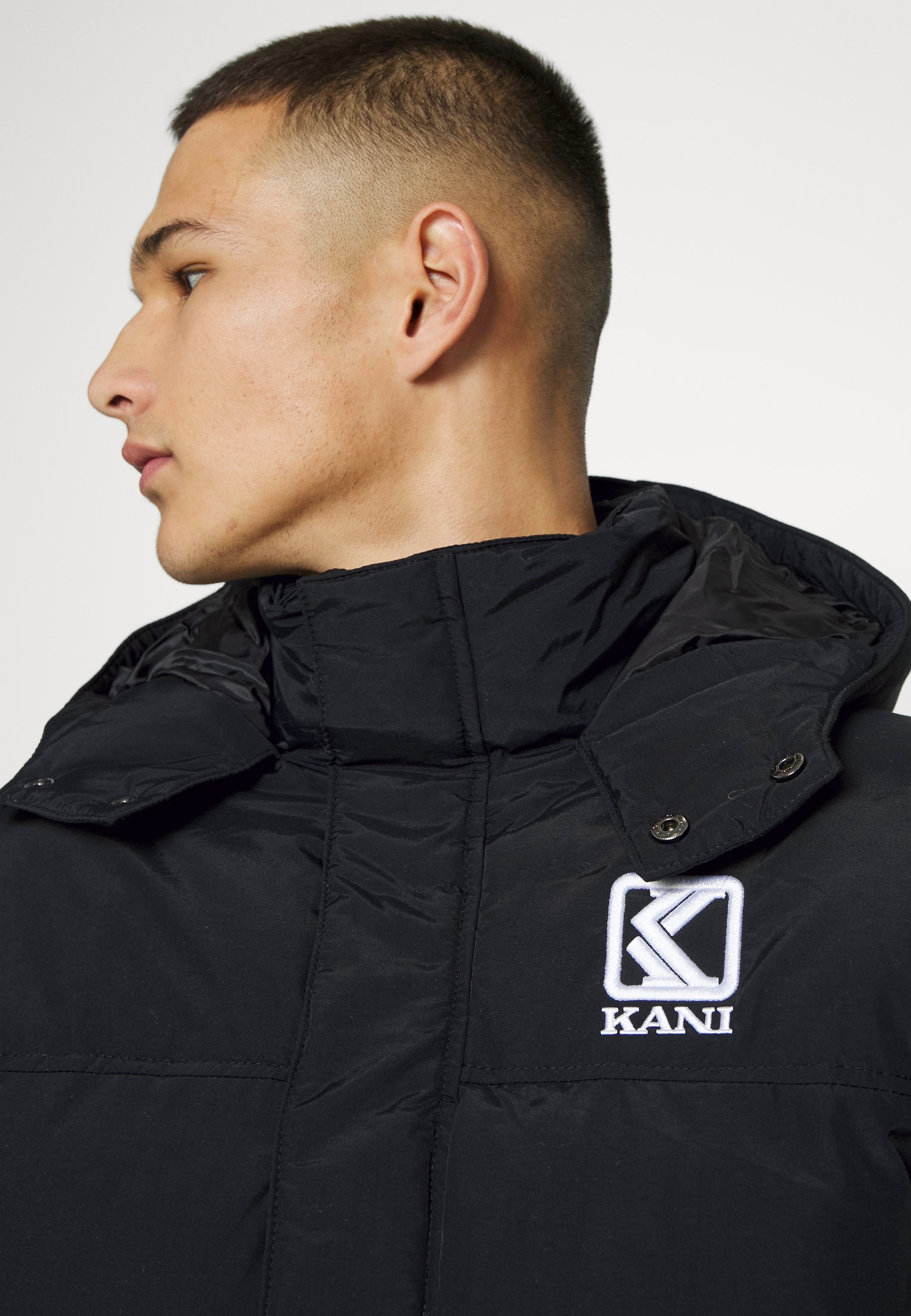 Karl Kani LONG HOODED PUFFER JACKET UNISEX