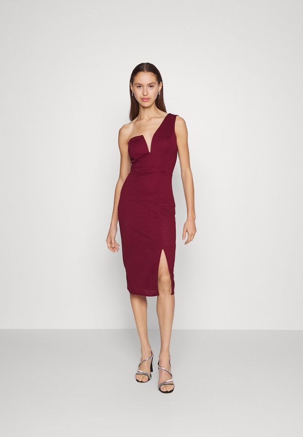 WAL G. BRO ONE SHOULDER MIDI
