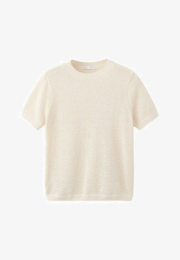 Mango ADULT - Basic T-shirt - beige