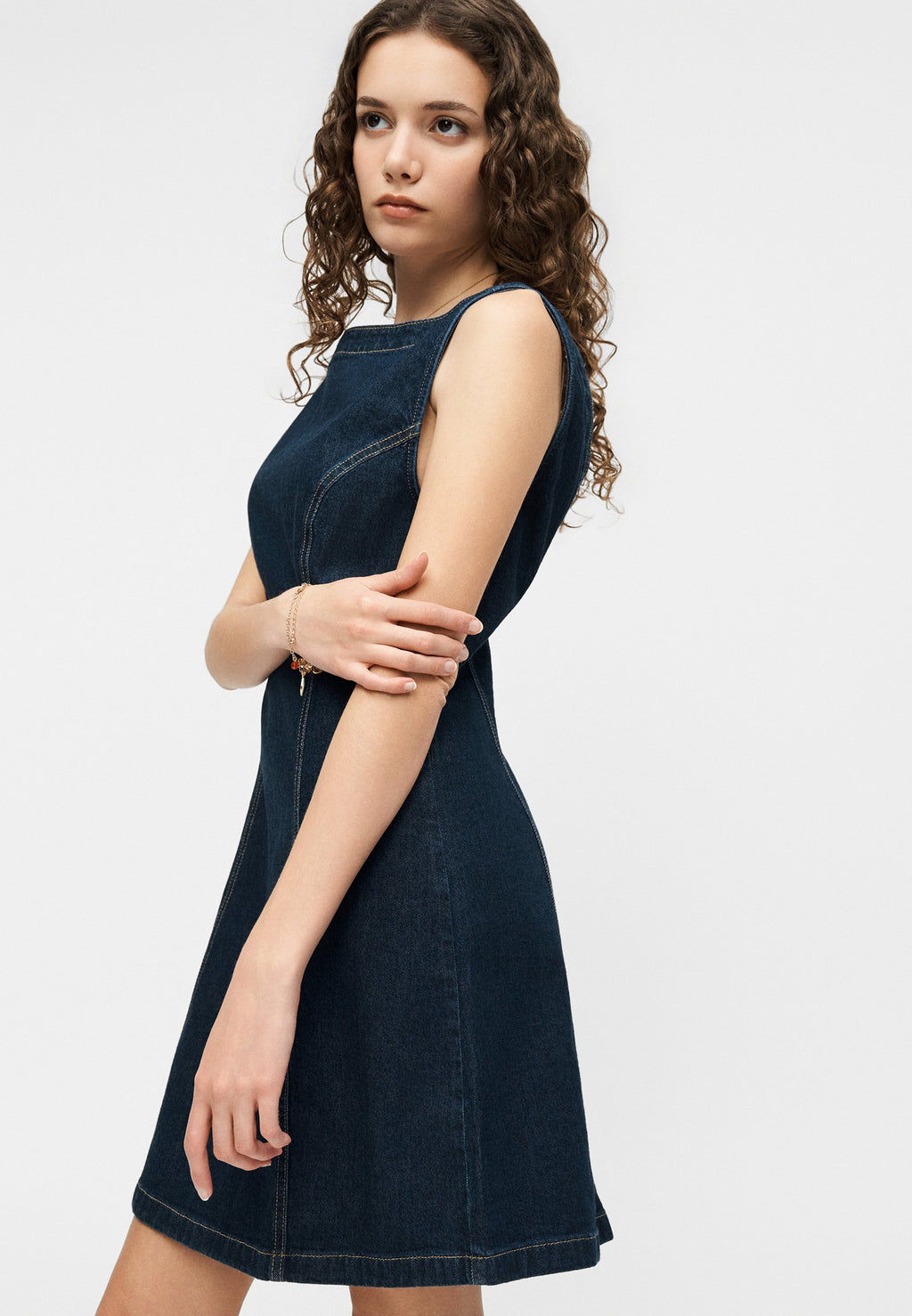 GAP Petite SCOOP MINI DRESS VADAM