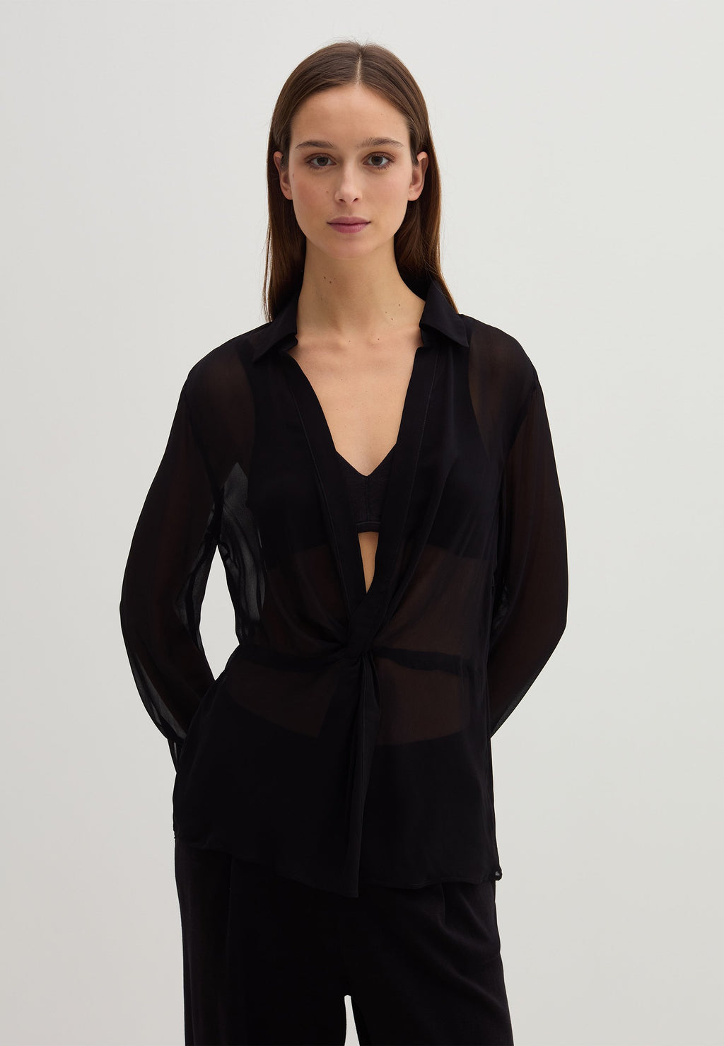 Stefanel GEORGETTE WITH KNOT