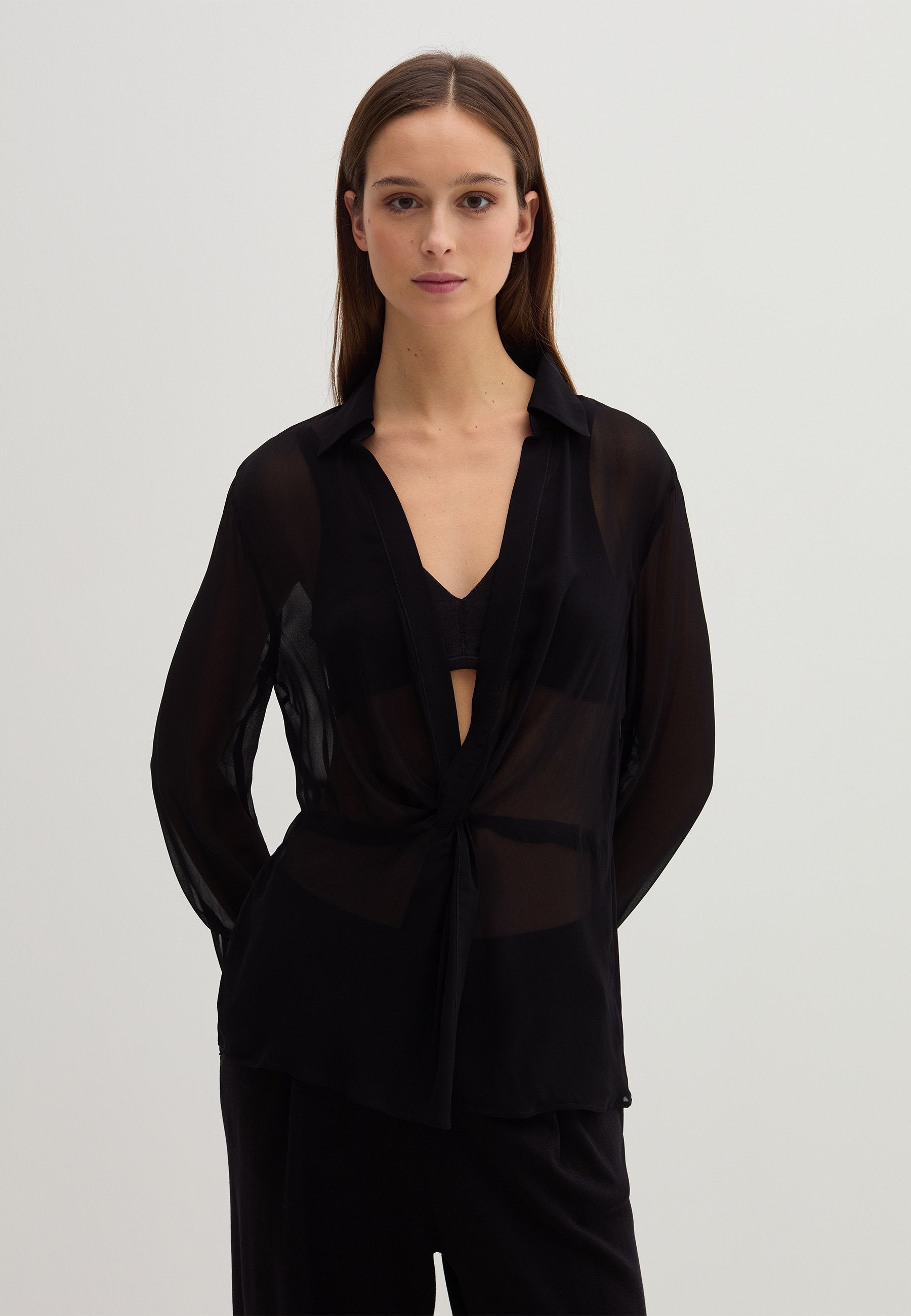 Stefanel GEORGETTE WITH KNOT