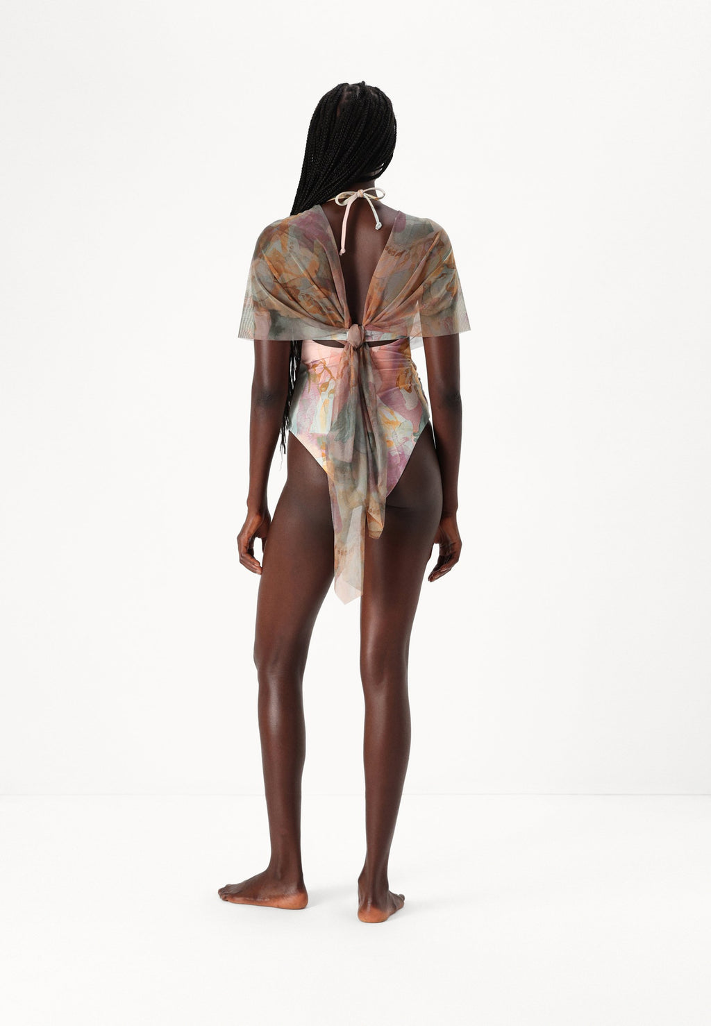 ANDREA IYAMAH ADI KAFTAN COVER-UP DRESS