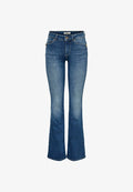 ONLY FLARED FIT JEANS ONLBLUSH MID WAIST FLARED FIT JEANS - Bootcut jeans - medium blue denim