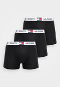 Tommy Hilfiger HERITAGE LOGO 3 PACK - Trunks - black