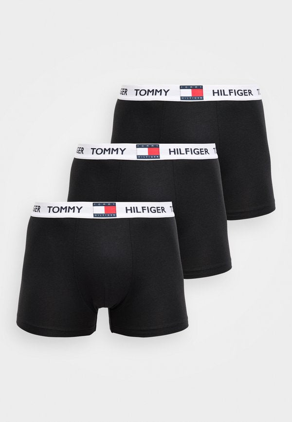 Tommy Hilfiger HERITAGE LOGO 3 PACK - Trunks - black