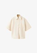 Mango ADULT - Button-down blouse - beige