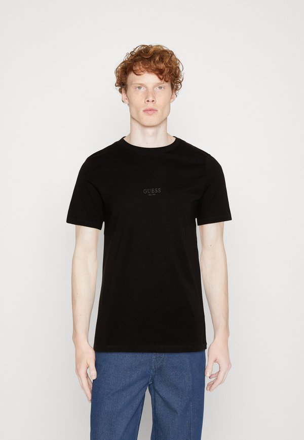Guess AIDY CN SS TEE - Basic T-shirt - jet black