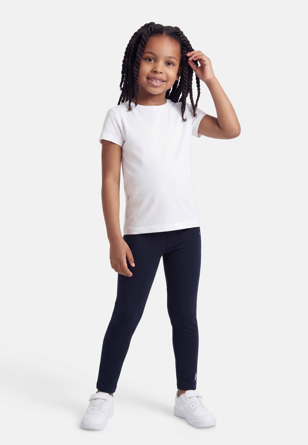 ESSENTIAL GLOBAL STRIPE WAISTBAND LEGGINGS Media 2