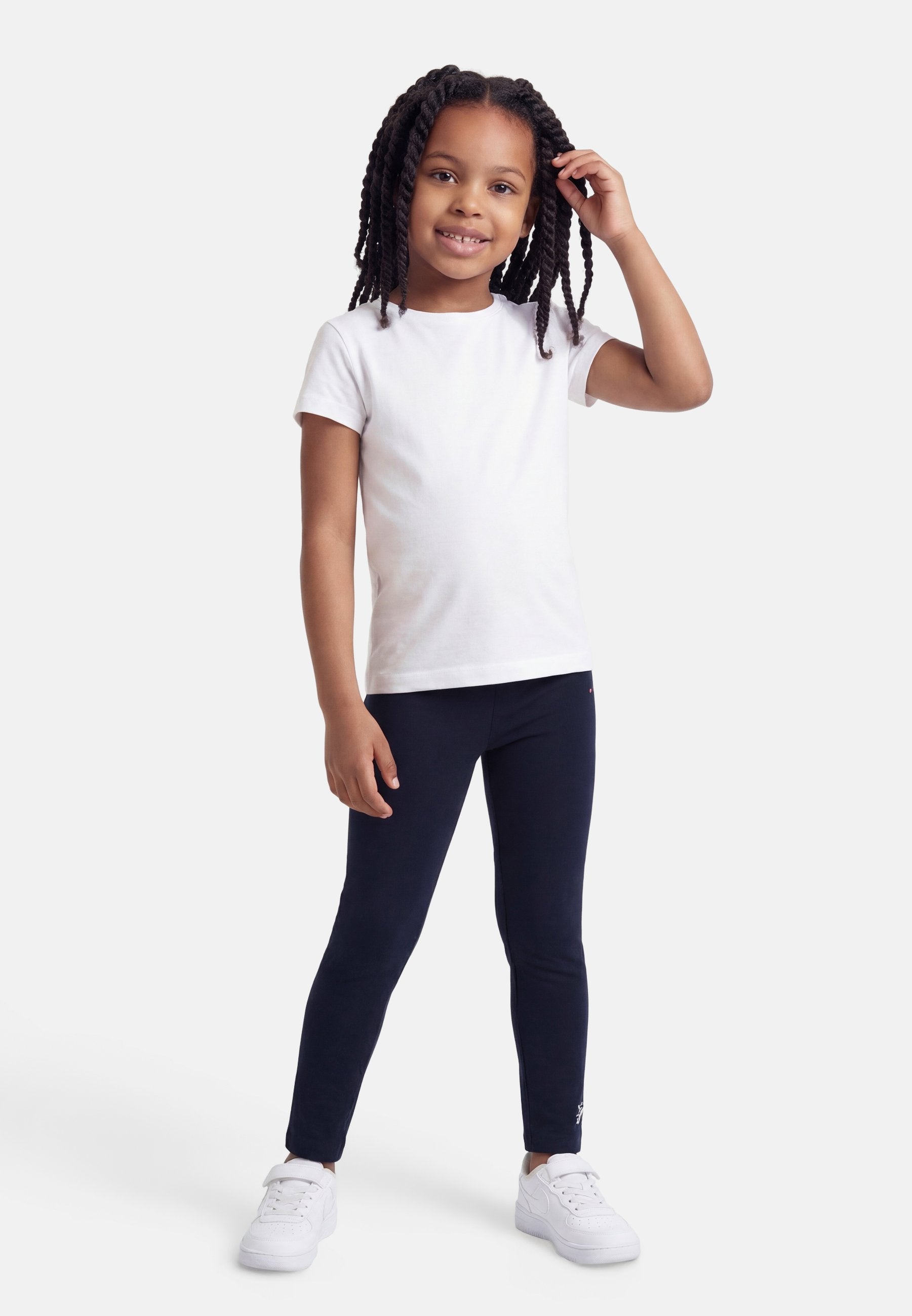 ESSENTIAL GLOBAL STRIPE WAISTBAND LEGGINGS Media 2