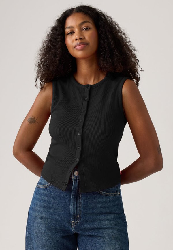 Levi's® RORY BUTTON UP - Top - anthracite night