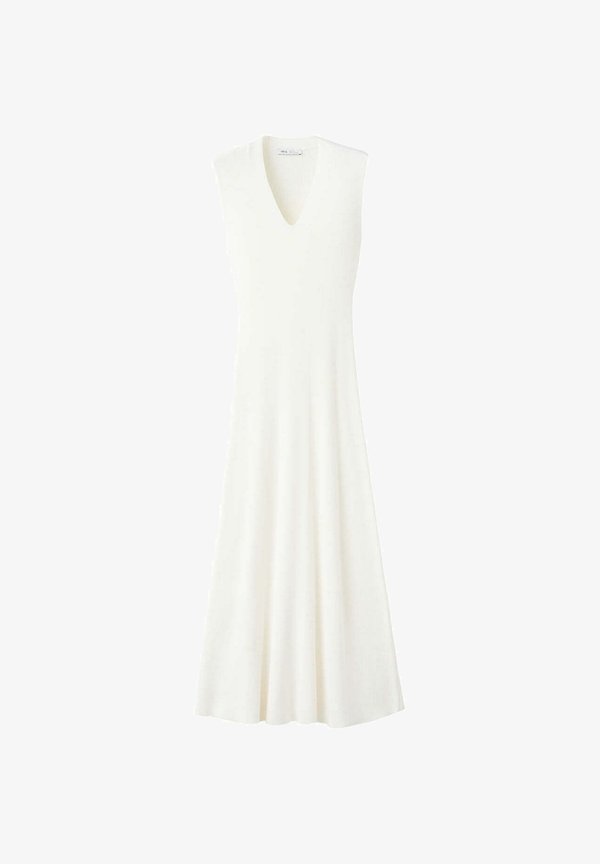 Mango ADULT - Jumper dress - white