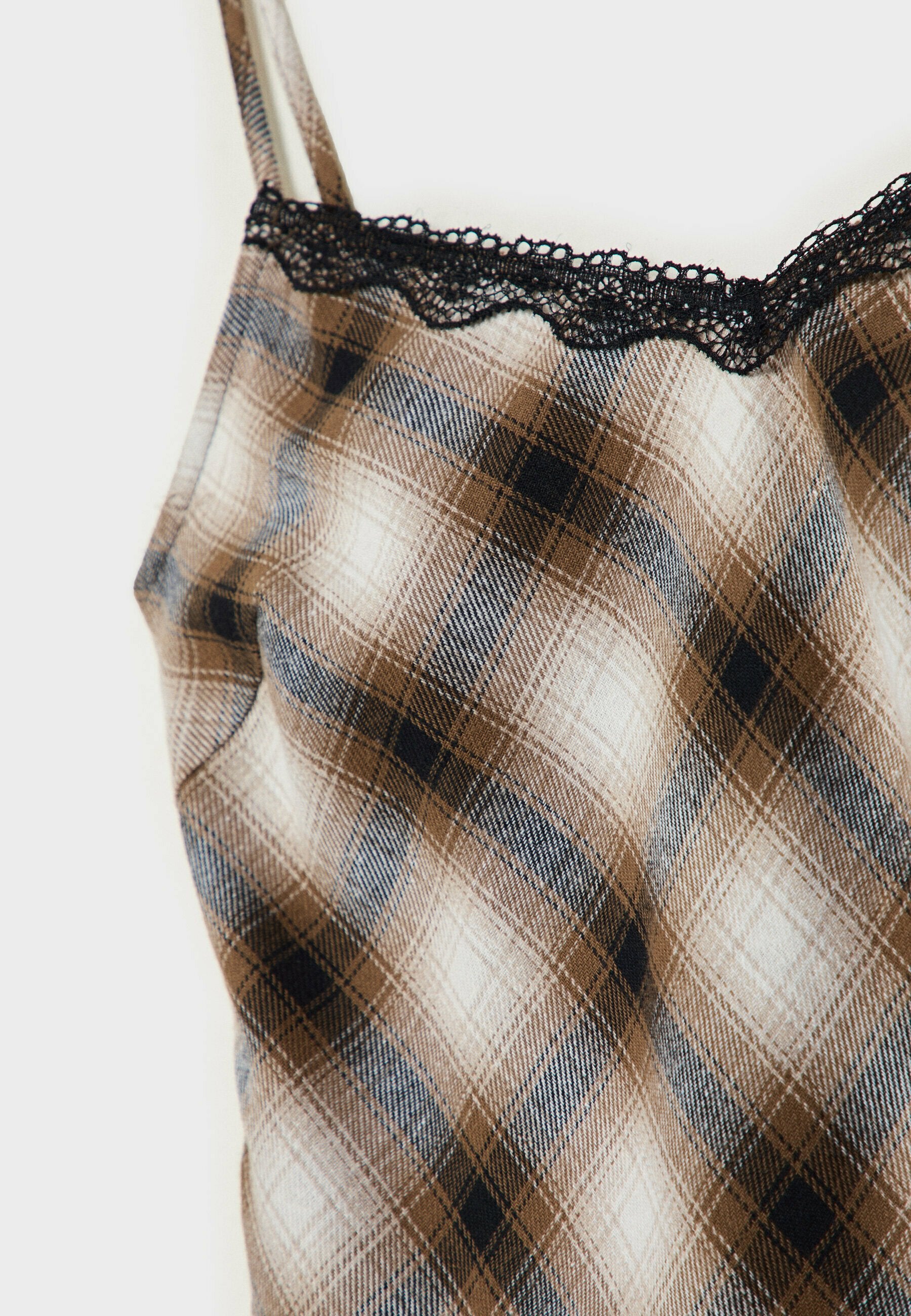 Stradivarius CHECKED STRAPPY