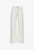 ONLY Wide-fit ONLMADISON-SILLE High waist Wide Leg Fit - Flared Jeans - bright white