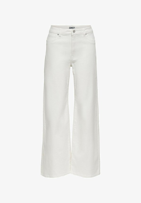 ONLY Wide-fit ONLMADISON-SILLE High waist Wide Leg Fit - Flared Jeans - bright white