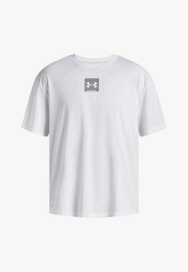 Under Armour UA M HW OS SM BOX SS - Print T-shirt - white