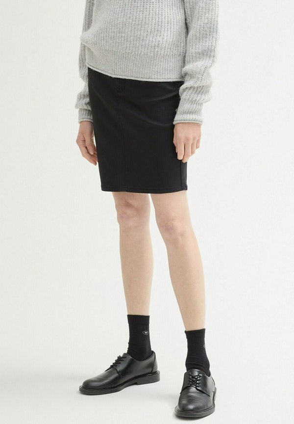 TOM TAILOR Denim skirt - deep black