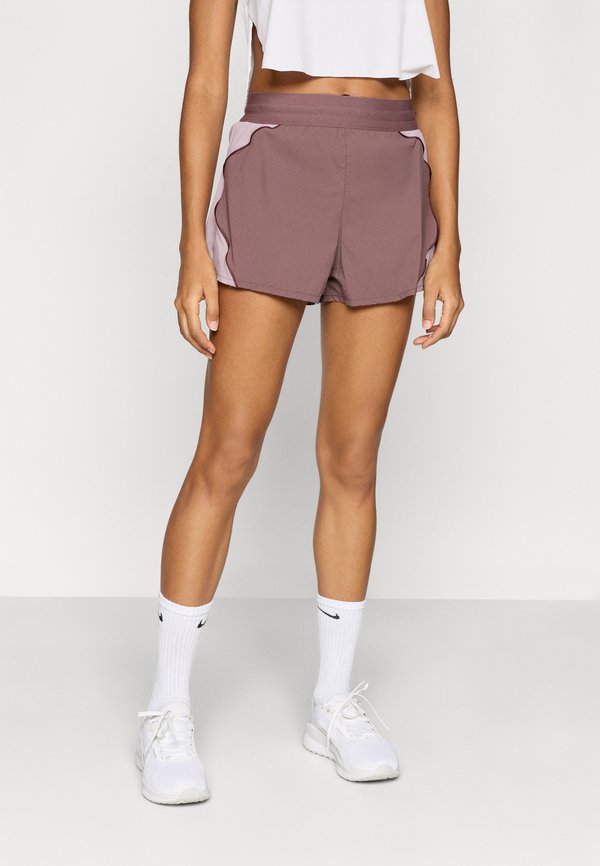 Nike Performance SWIFT SHORT - Sports shorts - tattoo/violet ore/burgundy crush/reflective silver-coloured