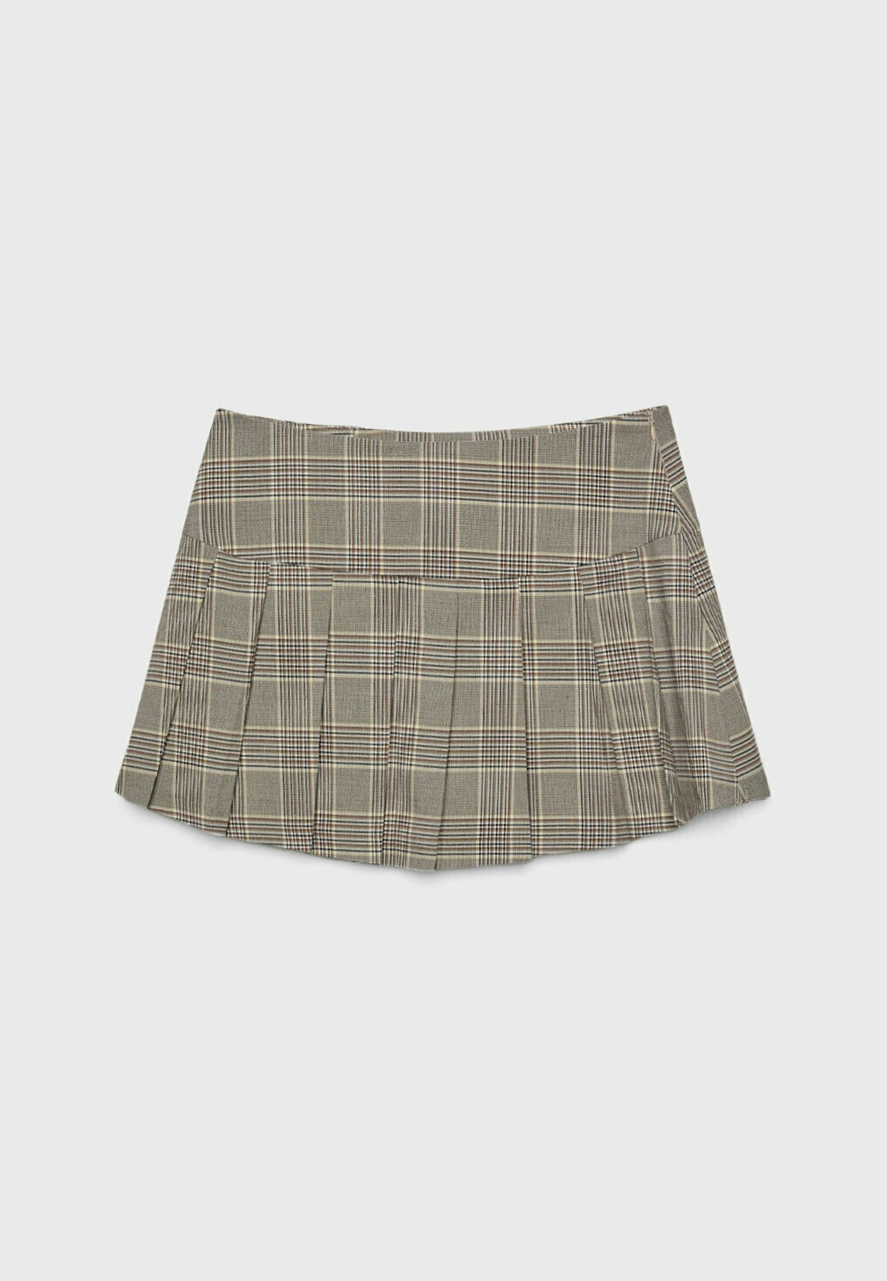 Stradivarius CHECK BOX PLEAT