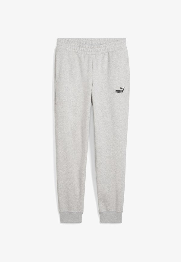 Puma LOGO JOGGING - Tracksuit bottoms - light gray heather