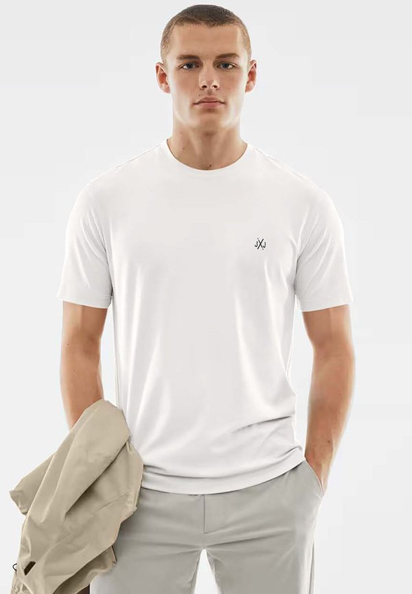 Jack & Jones 3ER PACK  - Basic T-shirt - white