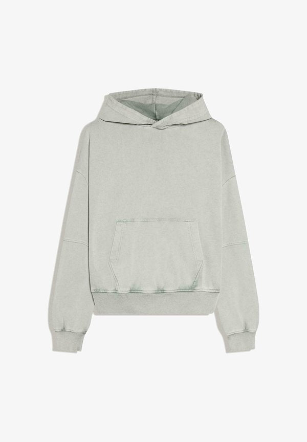 Bershka FADED BOXY FIT - HOODIE - Hoodie - grey
