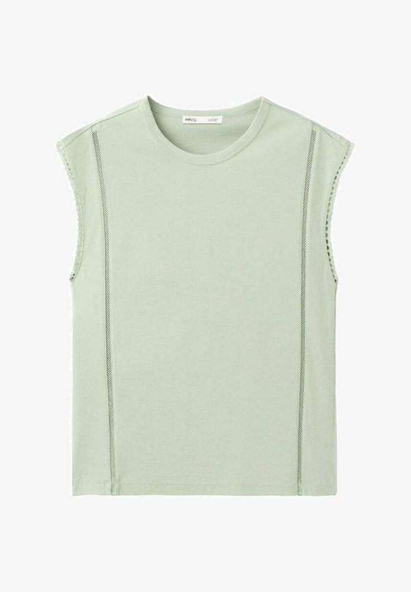 Mango ADULT - Print T-shirt - light green