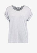 ONLY ONLMOSTER S/S O-NECK TOP NOOS JRS - Basic T-shirt - light grey melange