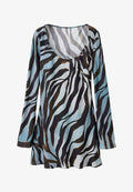 Mango ADULT - Day dress - blue black
