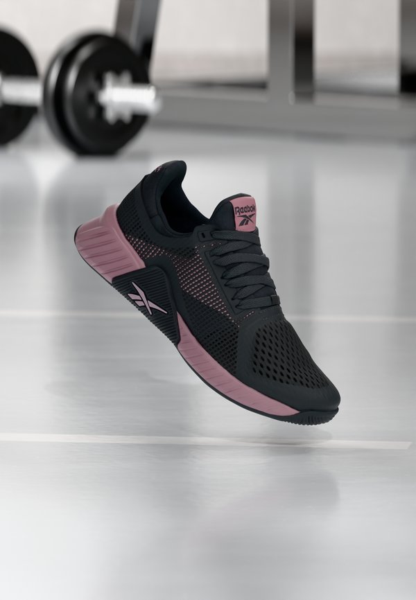 Reebok FLIP CHARGE UNISEX - Training shoe - black/dusty rose