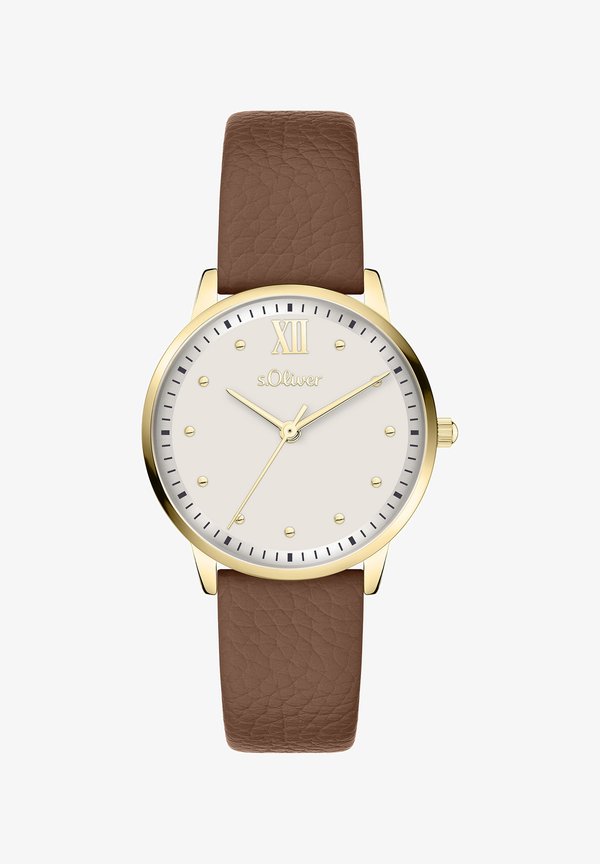 s.Oliver SOFT ELEGANCE - Watch - beige