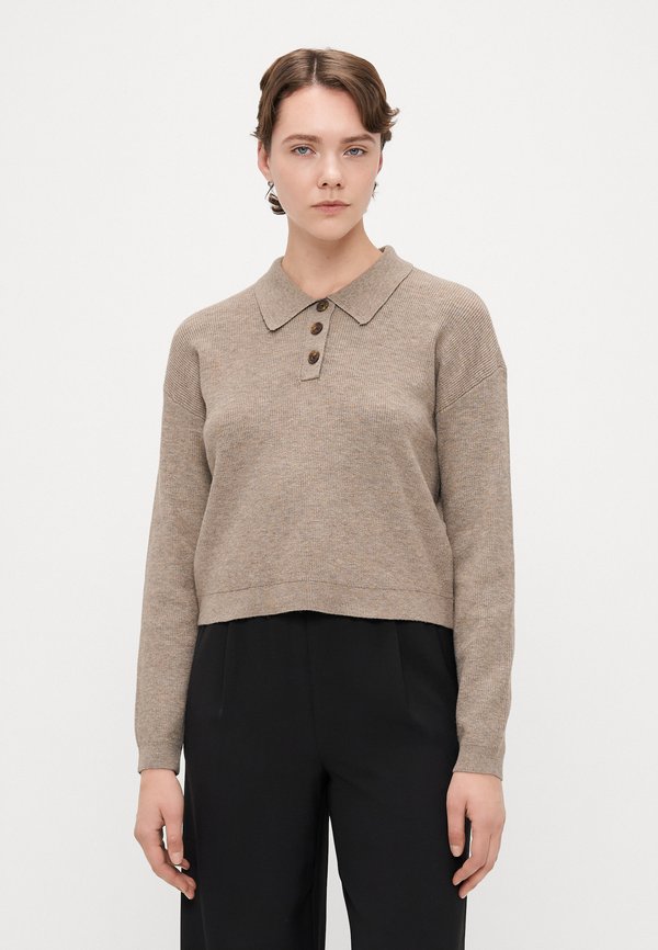 Vero Moda Tall VMEXCITING - Jumper - silver mink melange