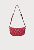 Guess VALLA MINI TOP ZIP BAG - Handbag - red