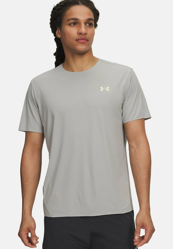 Under Armour EXPLOR TRAIL RUN ULTRA LIGHTWEIGHT - Sports T-shirt - titanium