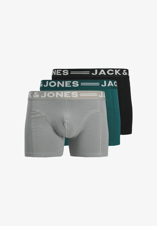 Jack & Jones SENSE TRUNKS 3-PACK NOOS - Trunks - mineral blue
